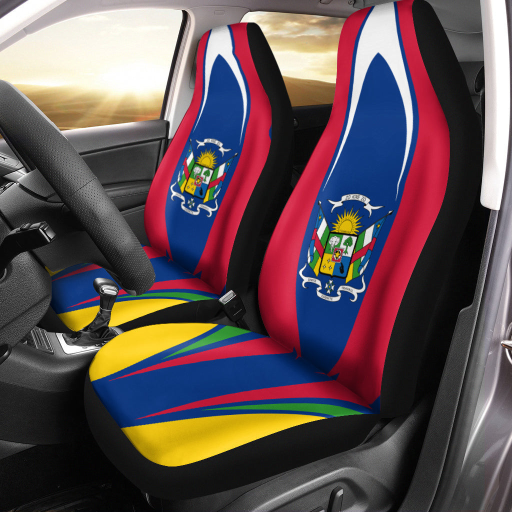 Wonder Print Shop Car Seat Covers - Central African Car Seat Covers RLT7 - Wonder Print Shop