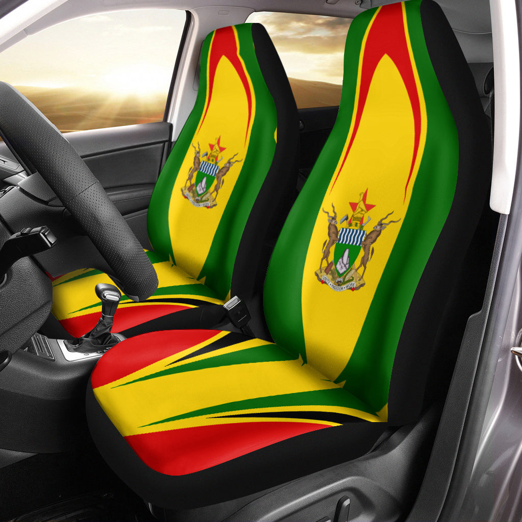 Wonder Print Shop Car Seat Covers - Zimbabwe Car Seat Covers RLT7 - Wonder Print Shop