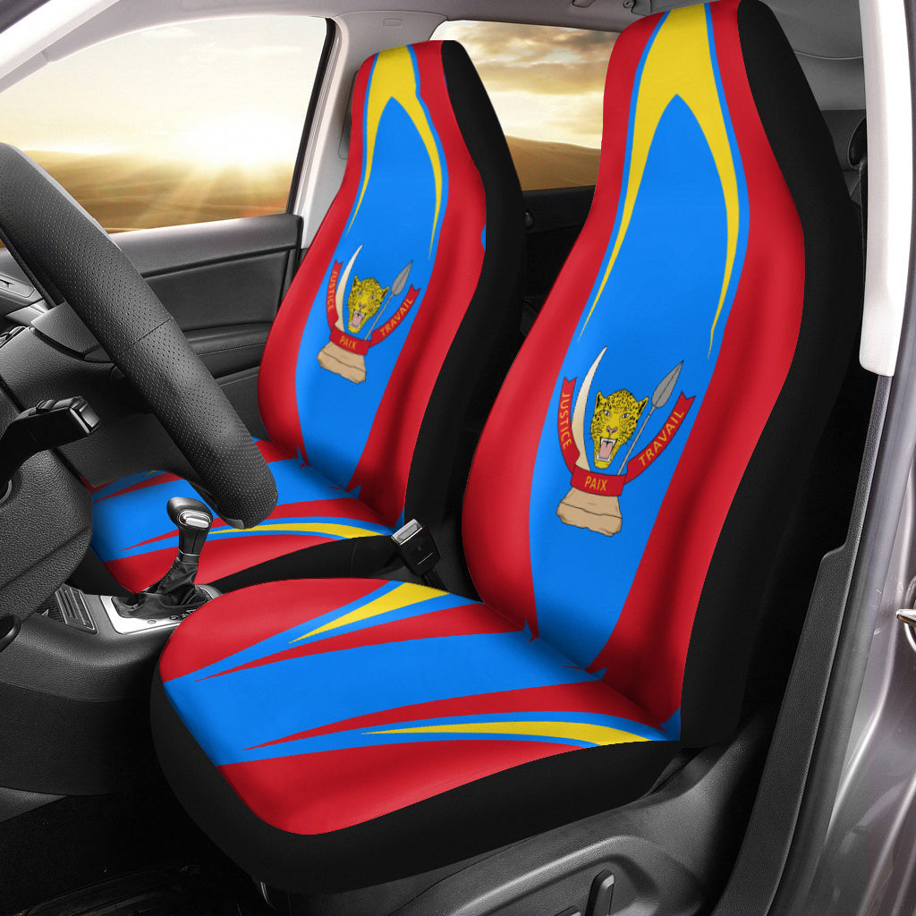 Wonder Print Shop Car Seat Covers - Democratic Republic of the Congo Car Seat Covers RLT7 - Wonder Print Shop