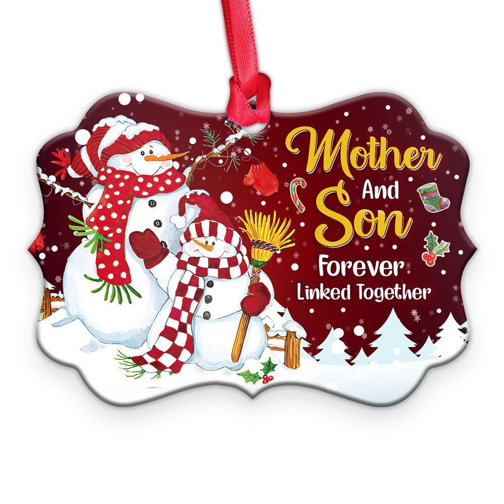 snowman-mother-and-son-forever-linked-together-horizontal-ornament