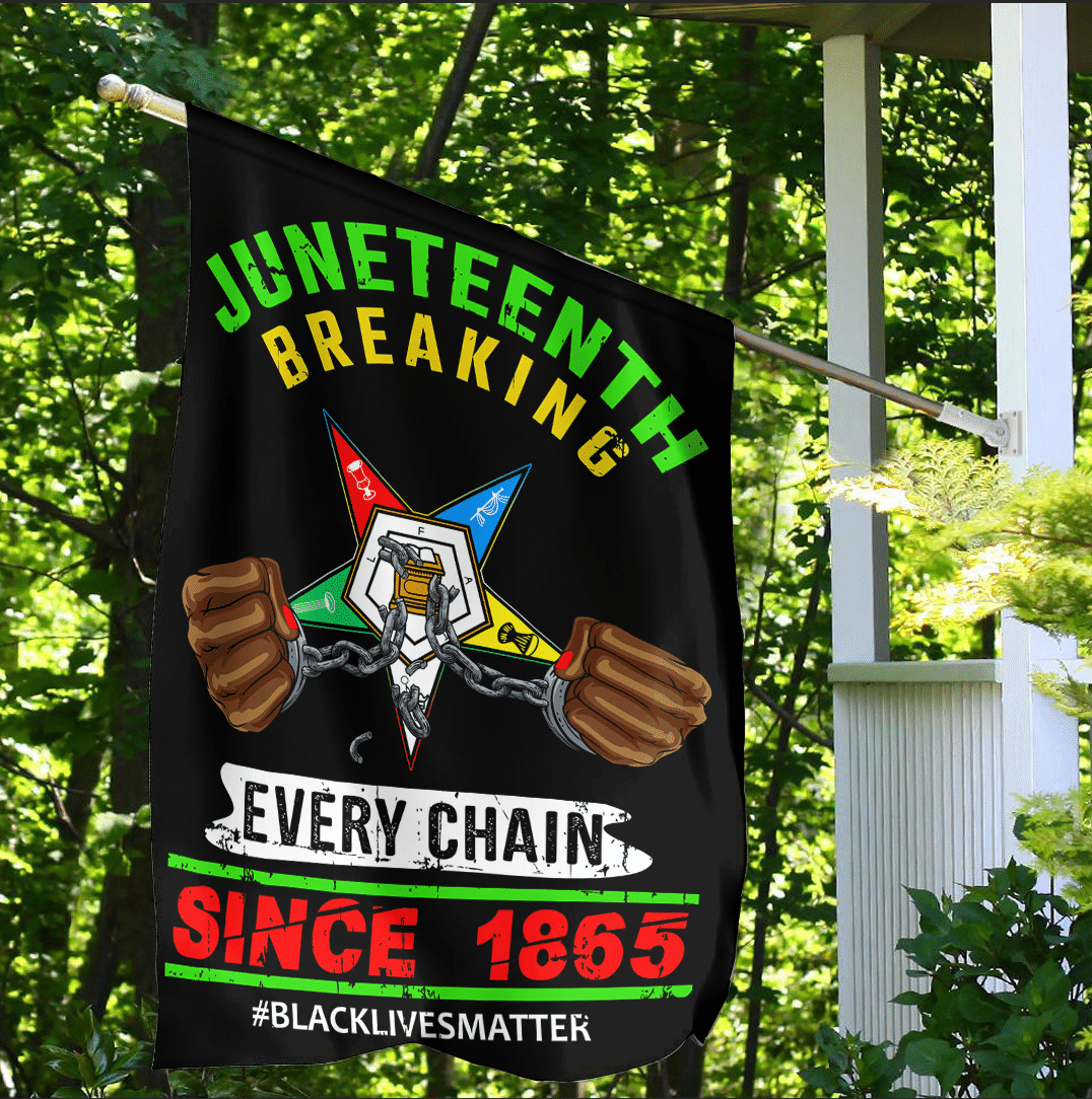 Wonder Print Shop Flag - OES Juneteenth Garden Flag RLT7 - Wonder Print Shop