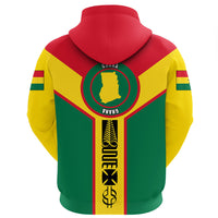 Ghana Rising Symbol Adinkra Tattoo Hoodie RLT7 - Wonder Print Shop