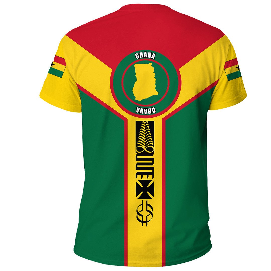 Wonder Print Shop Clothing Ghana Rising Symbol Adinkra Tattoo T Shirt RLT7 - Wonder Print Shop