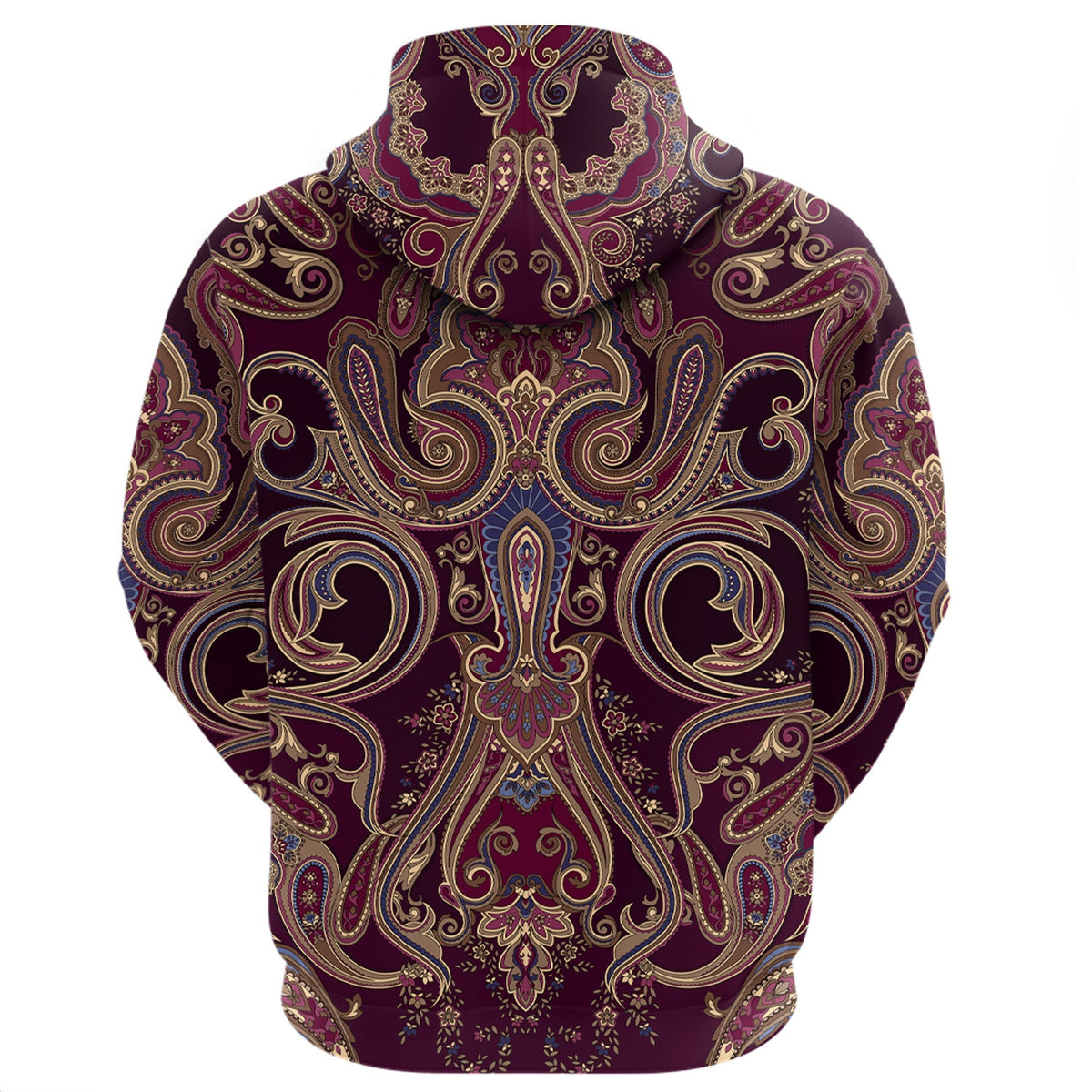 Paisley Bandana Hoodie Pattern Seamless Ver.208 RLT13 - Wonder Print Shop