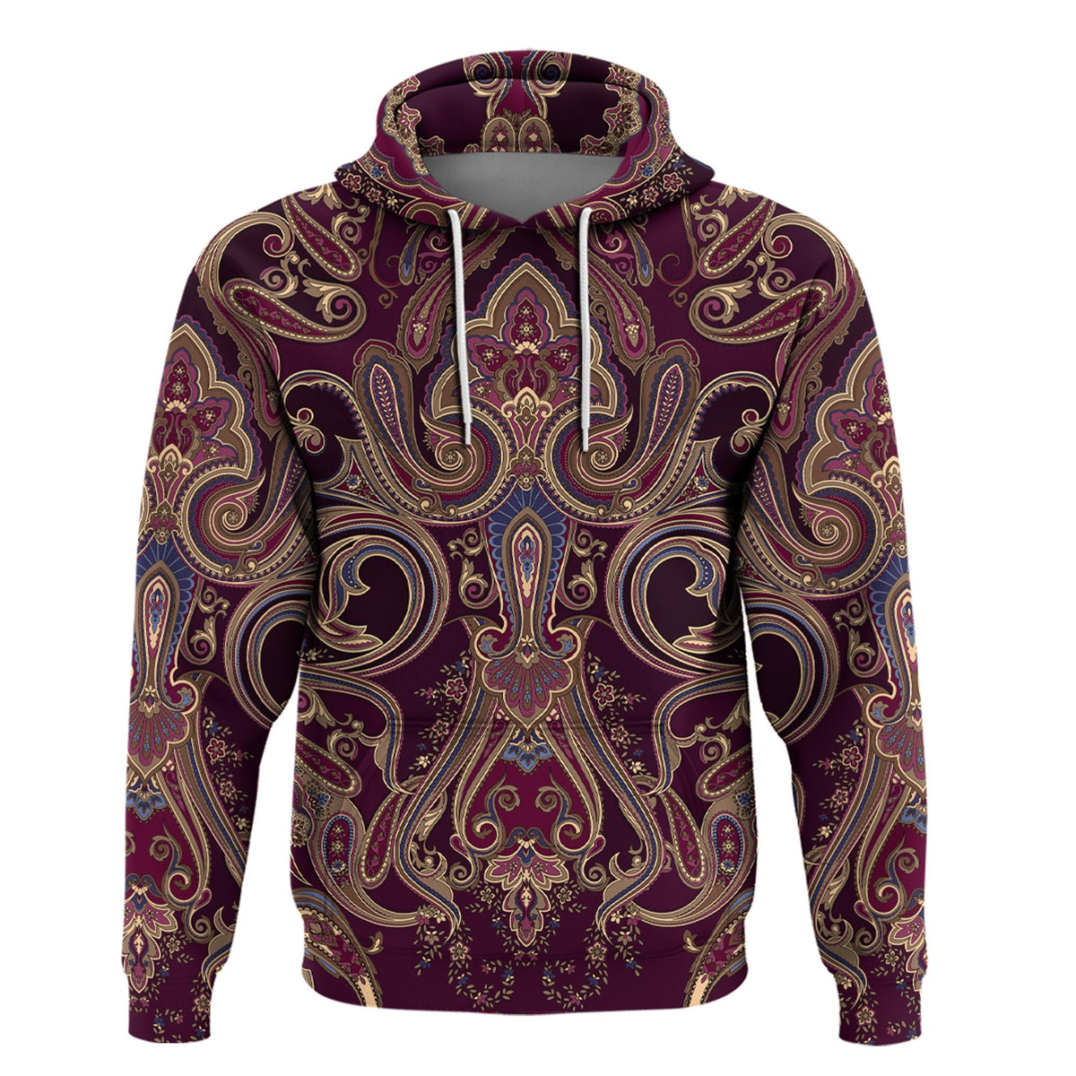 Paisley Bandana Hoodie Pattern Seamless Ver.208 RLT13 - Wonder Print Shop