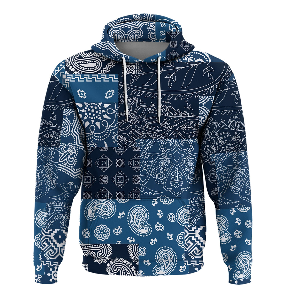 Paisley Bandana Hoodie Pattern Seamless Ver.205 RLT13 - Wonder Print Shop