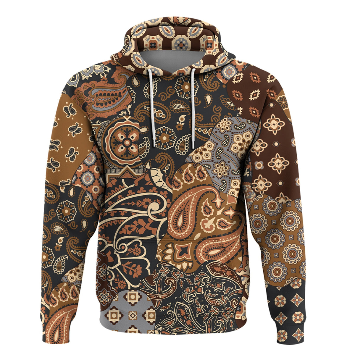 Paisley Bandana Hoodie Pattern Seamless Ver.204 RLT13 - Wonder Print Shop