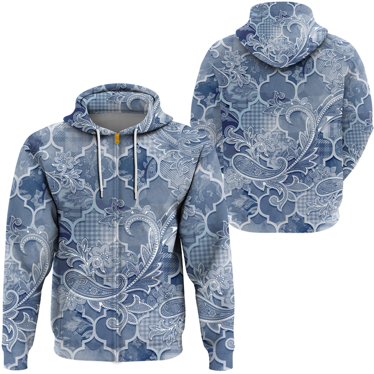 Paisley Bandana Hoodie Pattern Seamless Ver.219 RLT13 - Wonder Print Shop