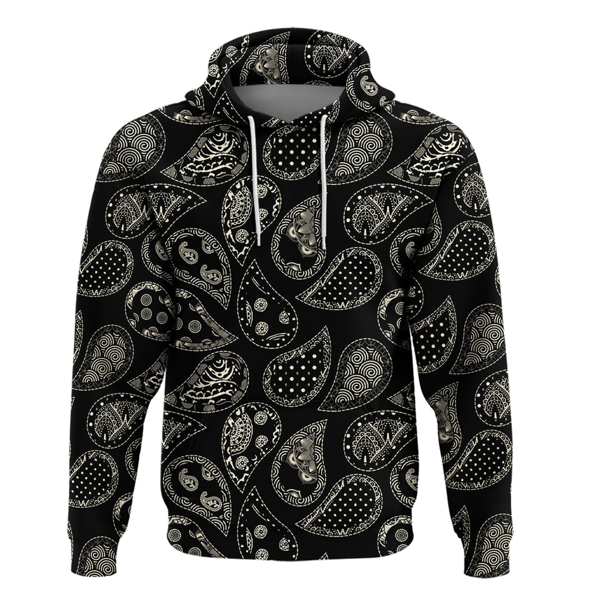 Paisley Bandana Hoodie Pattern Seamless Ver.216 RLT13 - Wonder Print Shop
