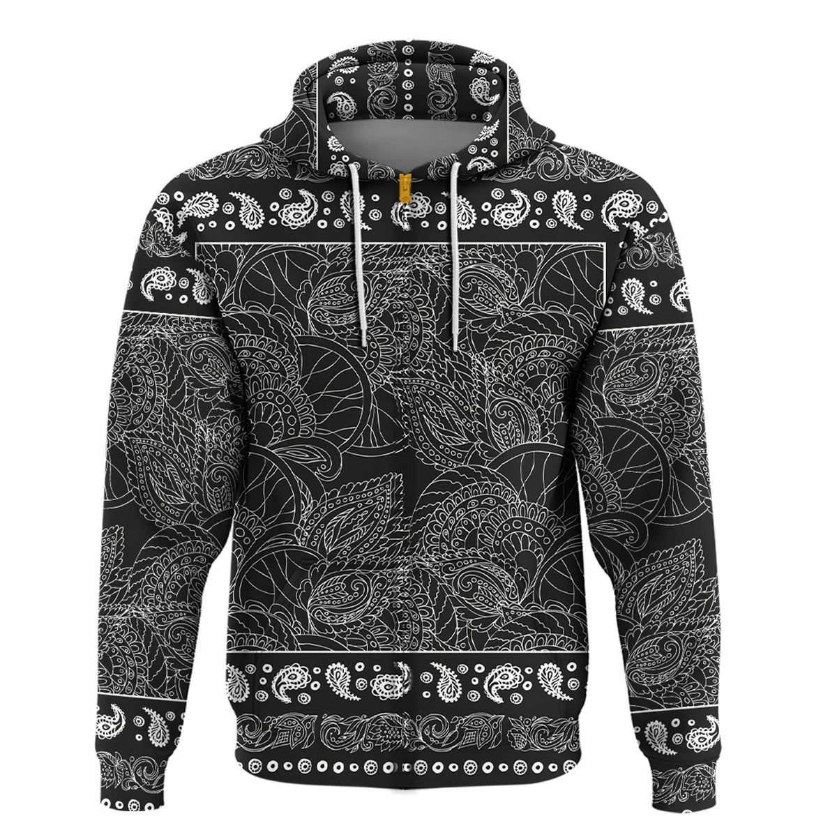 Paisley Bandana Hoodie Pattern Seamless Ver.220 RLT13 - Wonder Print Shop