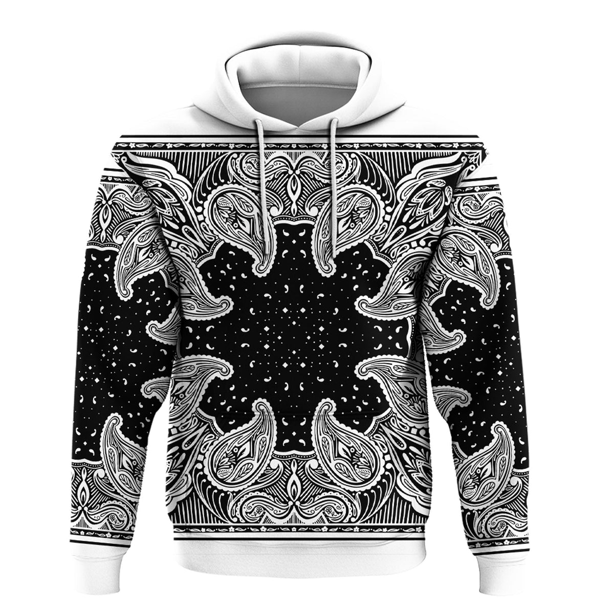 Paisley Bandana Hoodie Pattern Seamless Ver.212 RLT13 - Wonder Print Shop