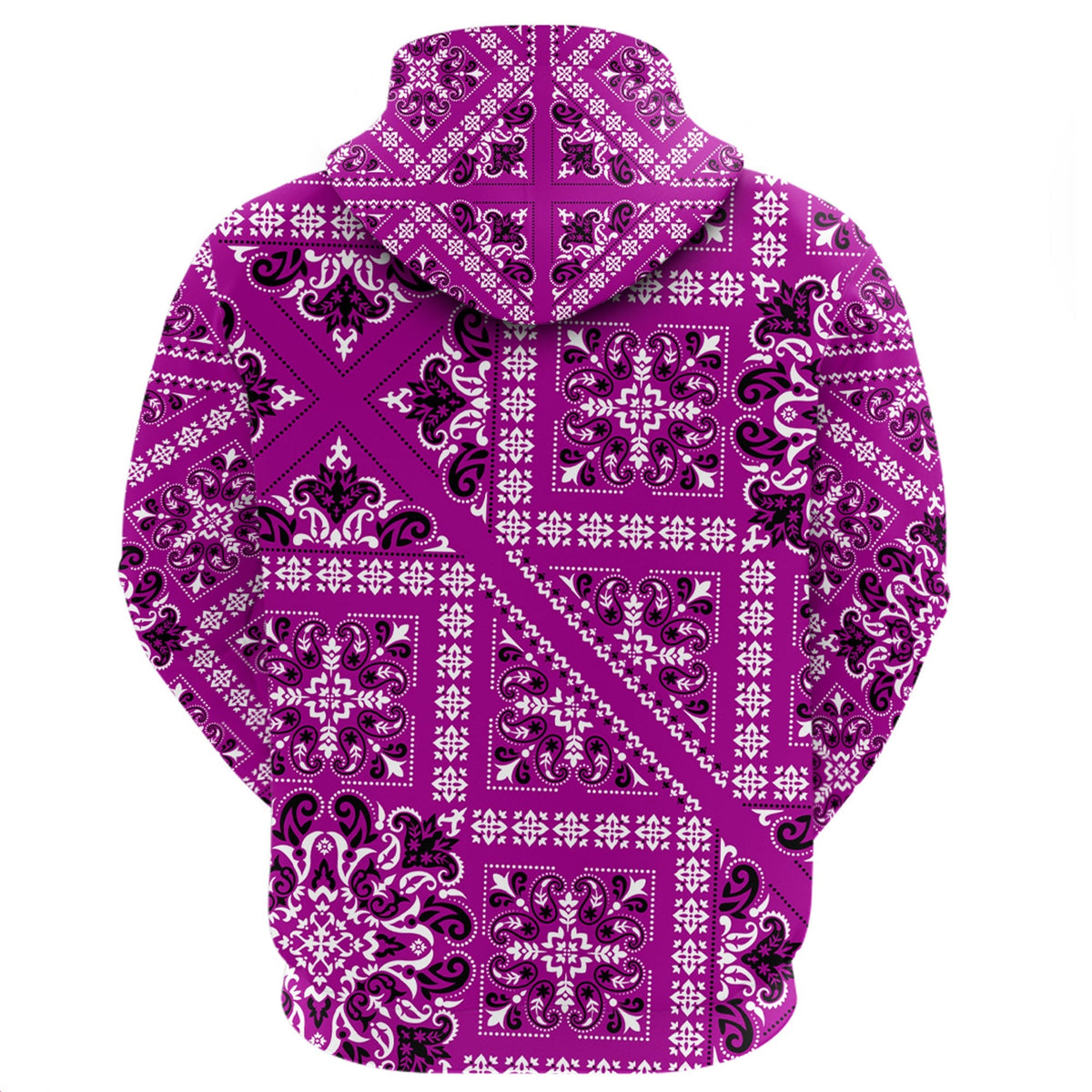 Paisley Bandana Hoodie Pattern Seamless Ver.217 RLT13 - Wonder Print Shop