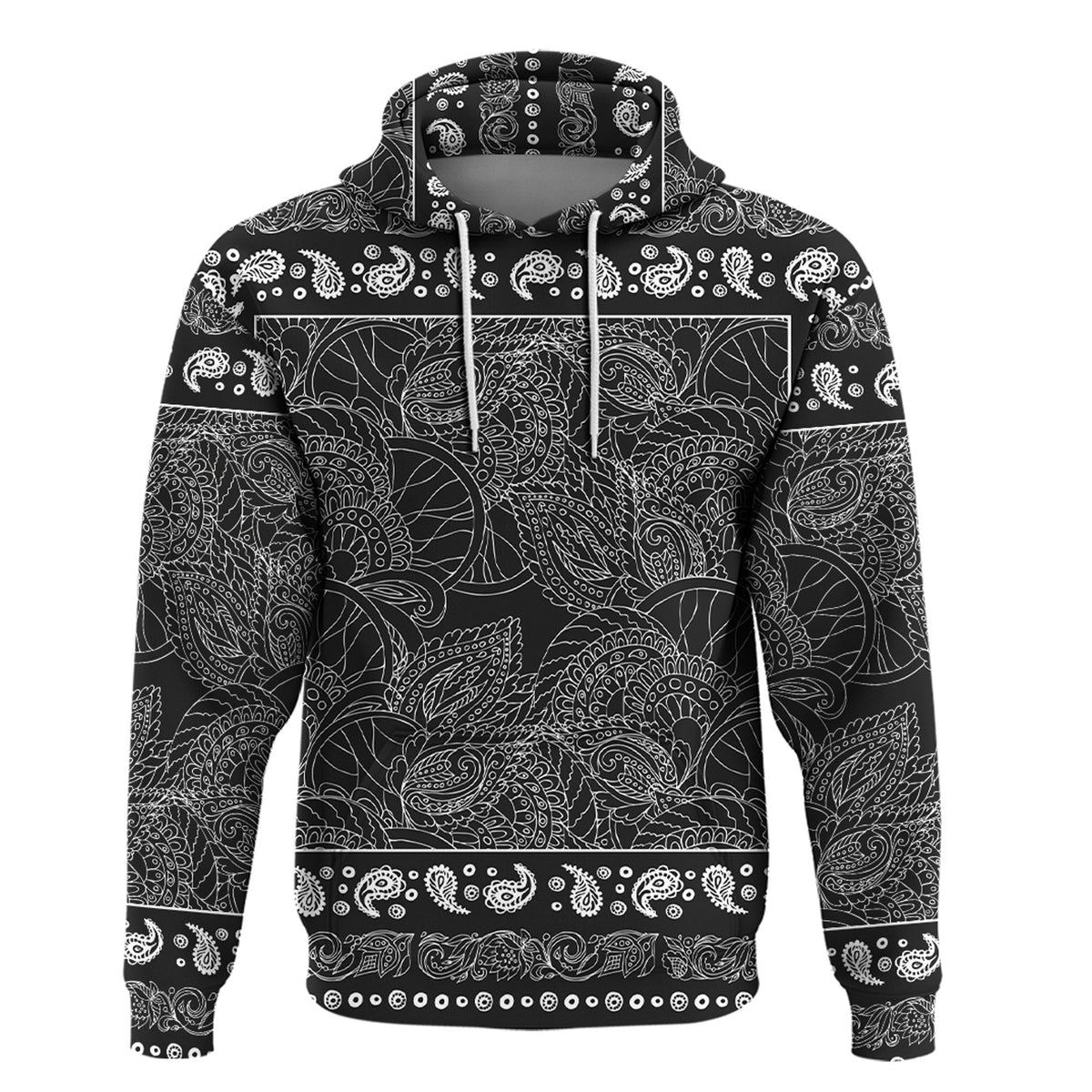 Paisley Bandana Hoodie Pattern Seamless Ver.220 RLT13 - Wonder Print Shop