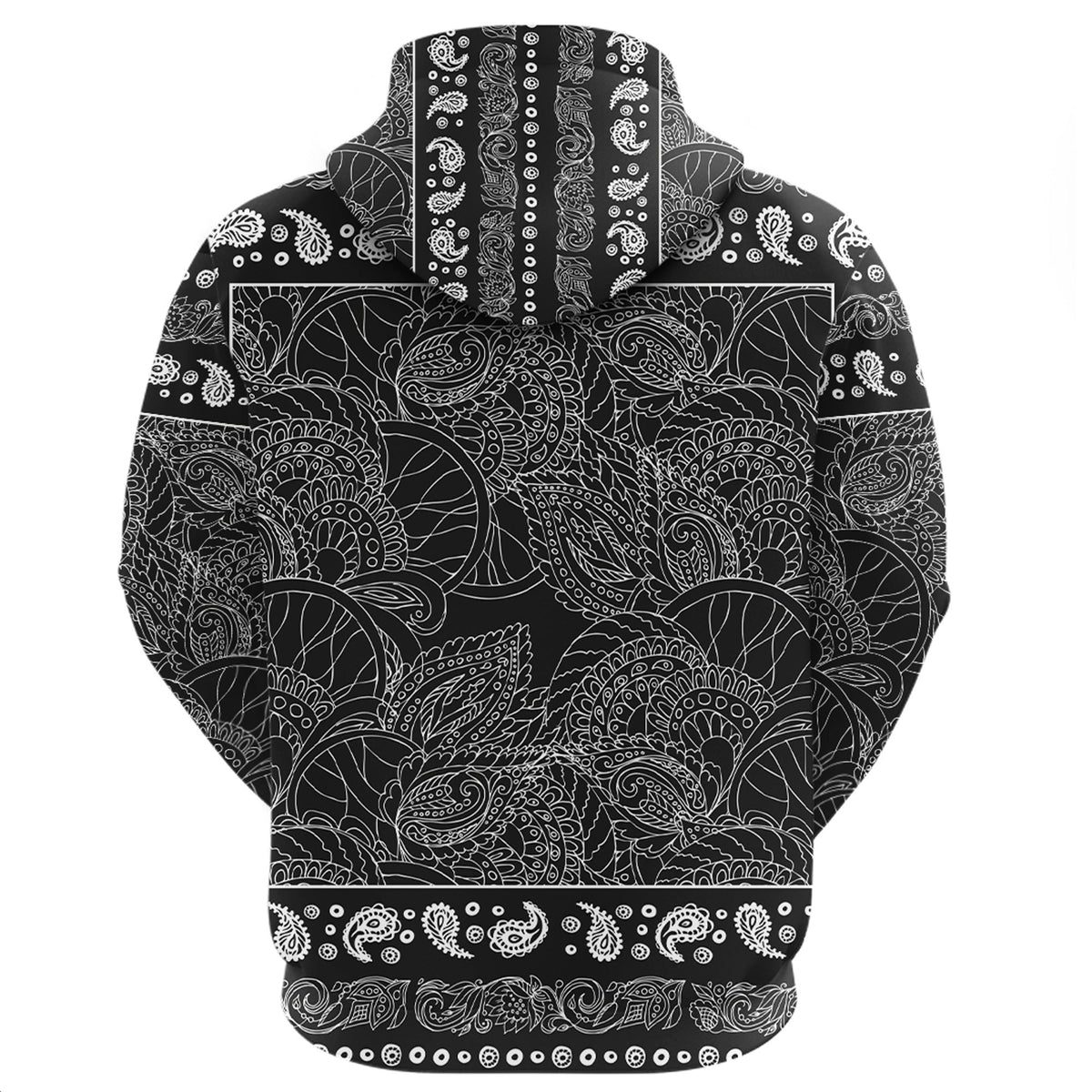 Paisley Bandana Hoodie Pattern Seamless Ver.220 RLT13 - Wonder Print Shop