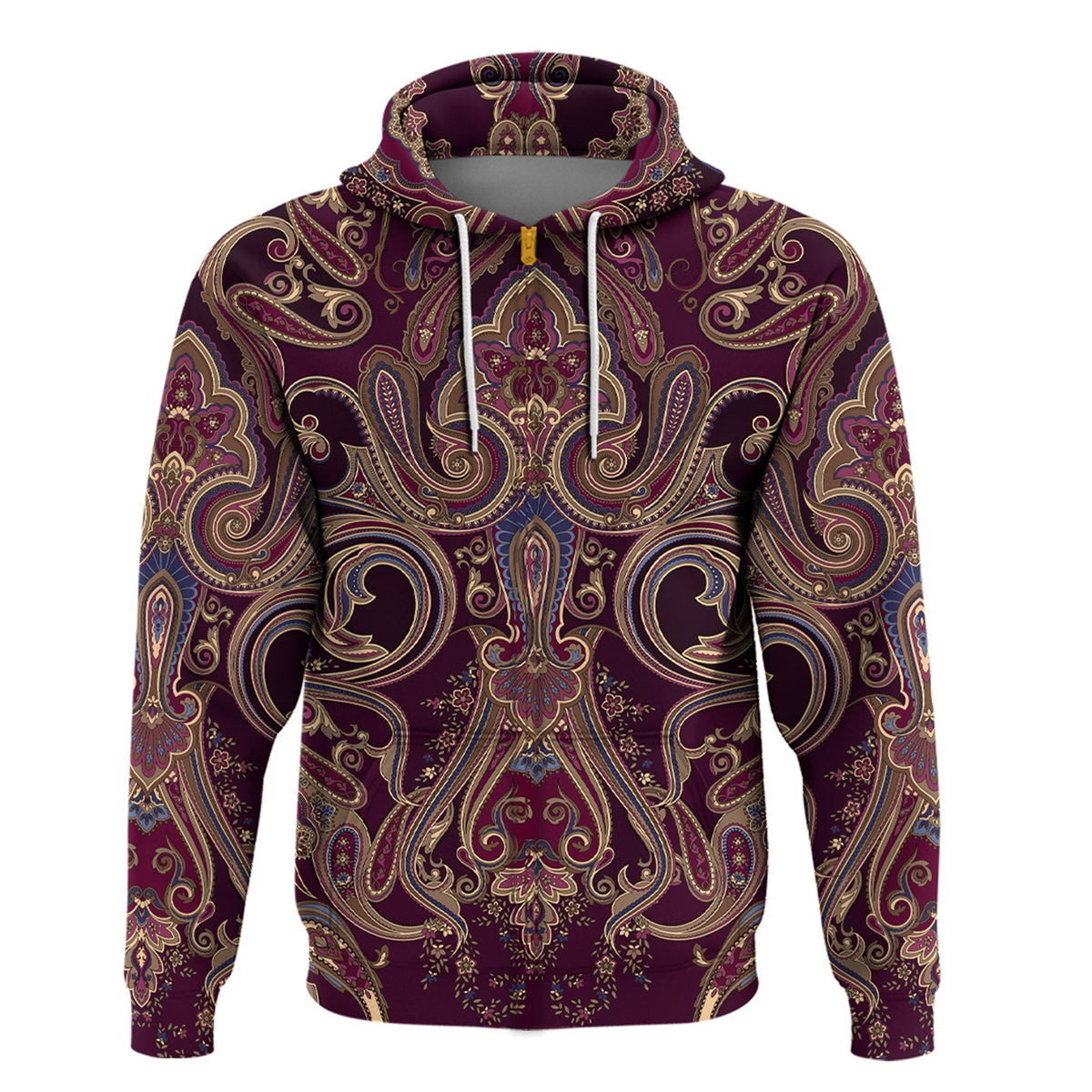Paisley Bandana Hoodie Pattern Seamless Ver.208 RLT13 - Wonder Print Shop