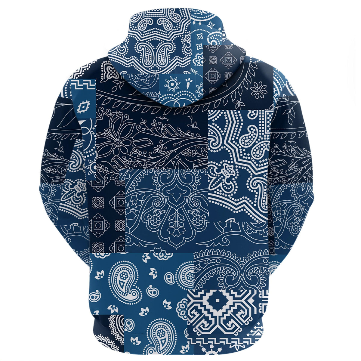 Paisley Bandana Hoodie Pattern Seamless Ver.205 RLT13 - Wonder Print Shop