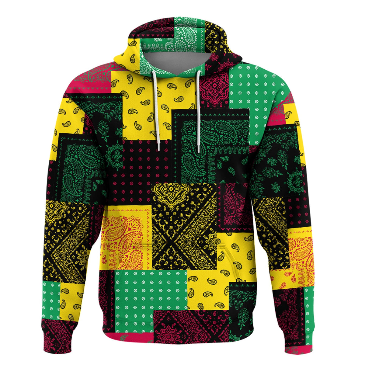 Paisley Bandana Hoodie Pattern Seamless Ver.194 RLT13 - Wonder Print Shop