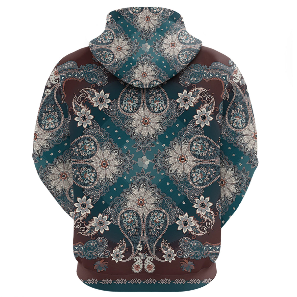 Paisley Bandana Hoodie Pattern Seamless Ver.223 RLT13 - Wonder Print Shop