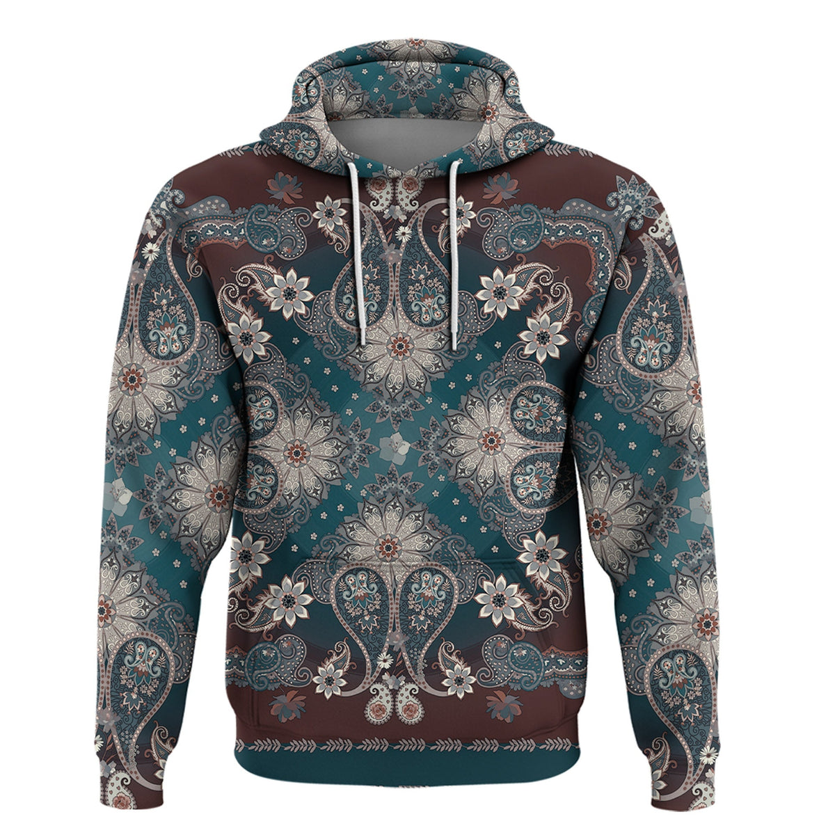 Paisley Bandana Hoodie Pattern Seamless Ver.223 RLT13 - Wonder Print Shop
