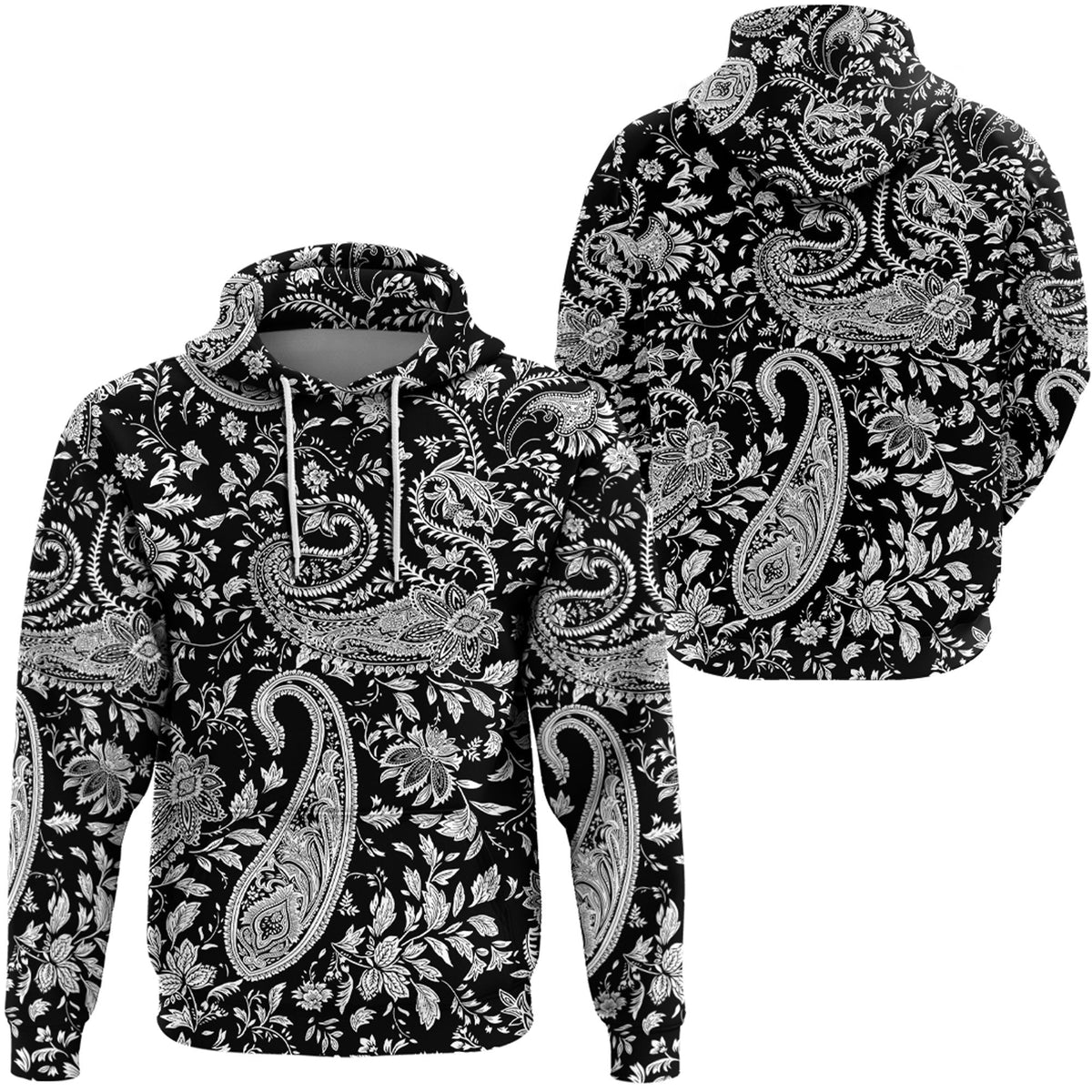 Paisley Bandana Hoodie Pattern Seamless Ver.191 RLT13 - Wonder Print Shop