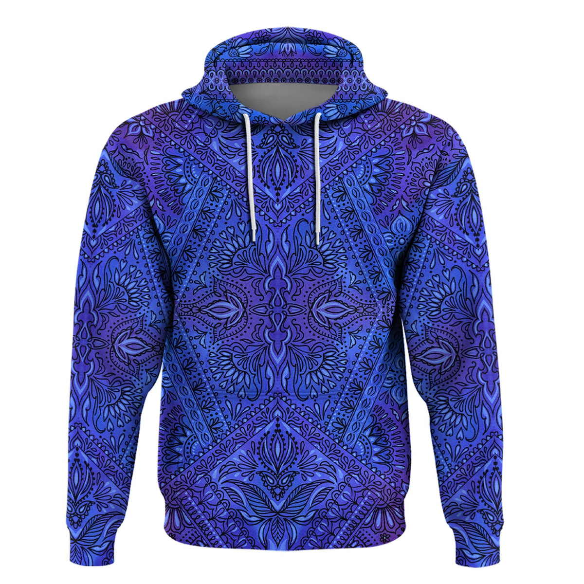 Paisley Bandana Hoodie Pattern Seamless Ver.190 RLT13 - Wonder Print Shop