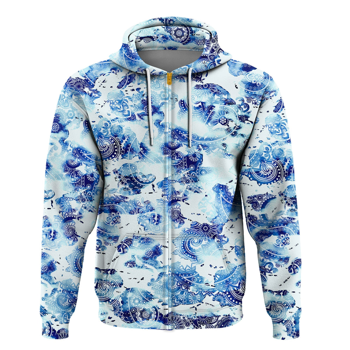 Paisley Bandana Hoodie Pattern Seamless Ver.182 RLT13 - Wonder Print Shop