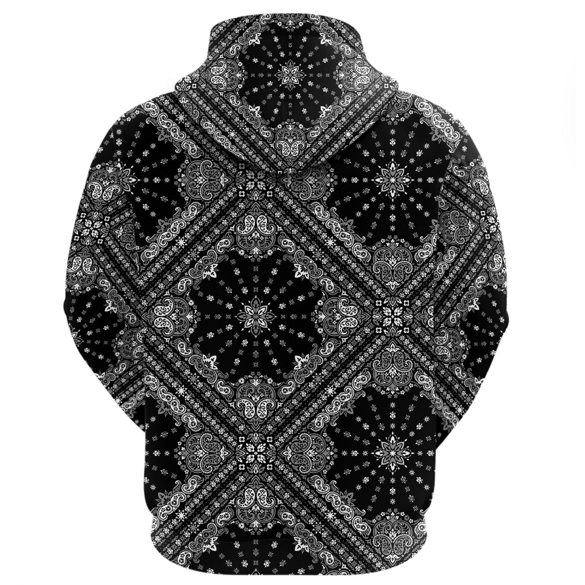 Paisley Bandana Hoodie Pattern Seamless Ver.185 RLT13 - Wonder Print Shop
