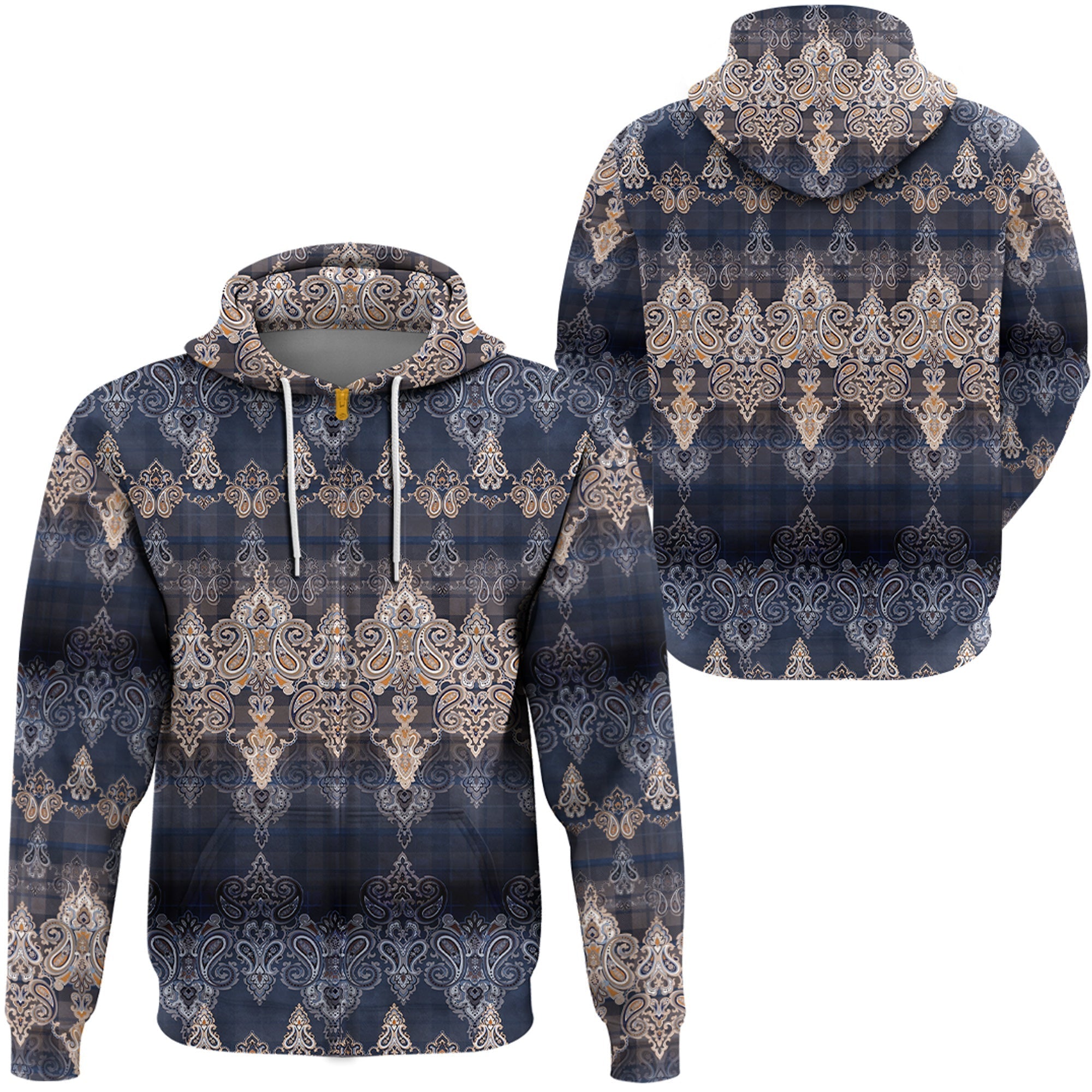 Paisley Bandana Hoodie Pattern Seamless Ver.179 RLT13 - Wonder Print Shop