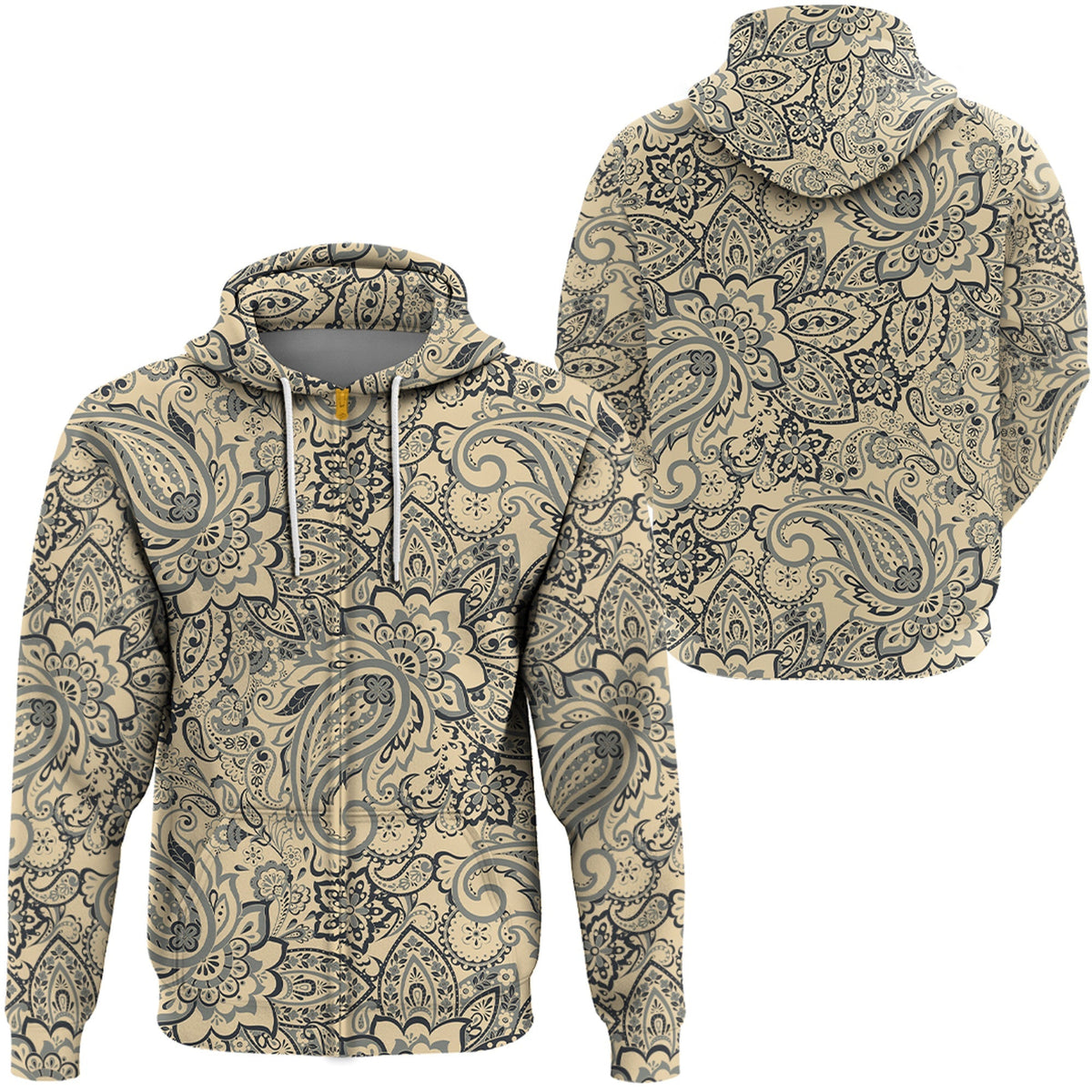 Paisley Bandana Hoodie Pattern Seamless Ver.189 RLT13 - Wonder Print Shop