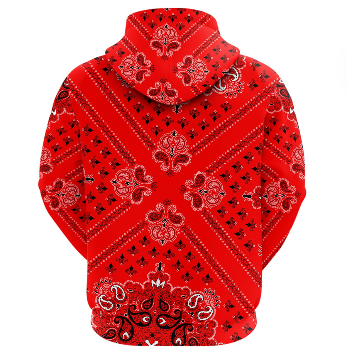 Paisley Bandana Hoodie Pattern Seamless Ver.183 RLT13 - Wonder Print Shop