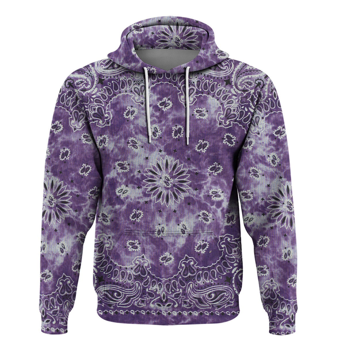Paisley Bandana Hoodie Pattern Seamless Ver.201 RLT13 - Wonder Print Shop