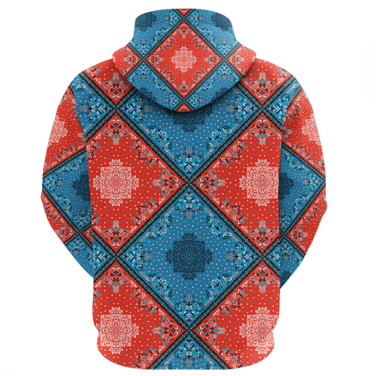 Paisley Bandana Hoodie Pattern Seamless Ver.210 RLT13 - Wonder Print Shop