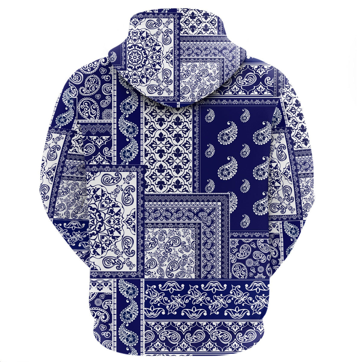 Paisley Bandana Hoodie Pattern Seamless Ver.195 RLT13 - Wonder Print Shop
