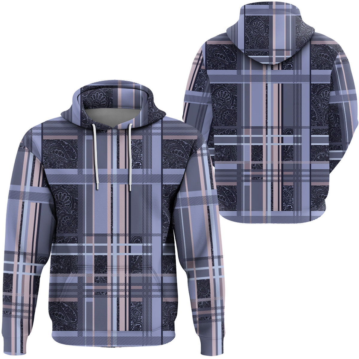 Paisley Bandana Hoodie Pattern Seamless Ver.197 RLT13 - Wonder Print Shop