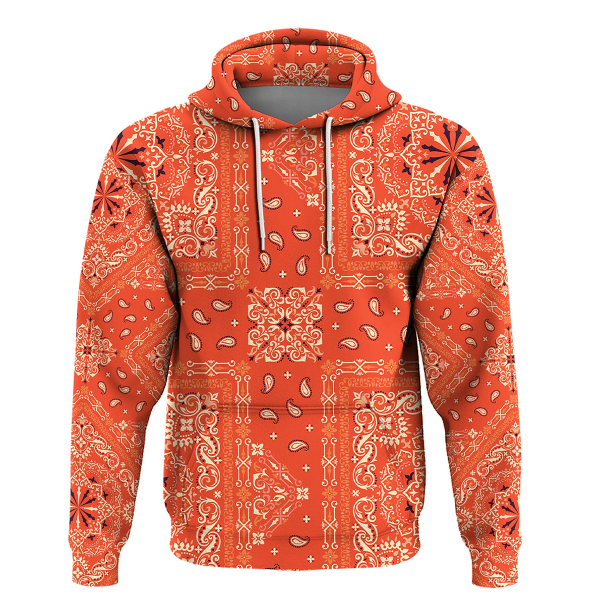 Paisley Bandana Hoodie Pattern Seamless Ver.167 RLT13 - Wonder Print Shop