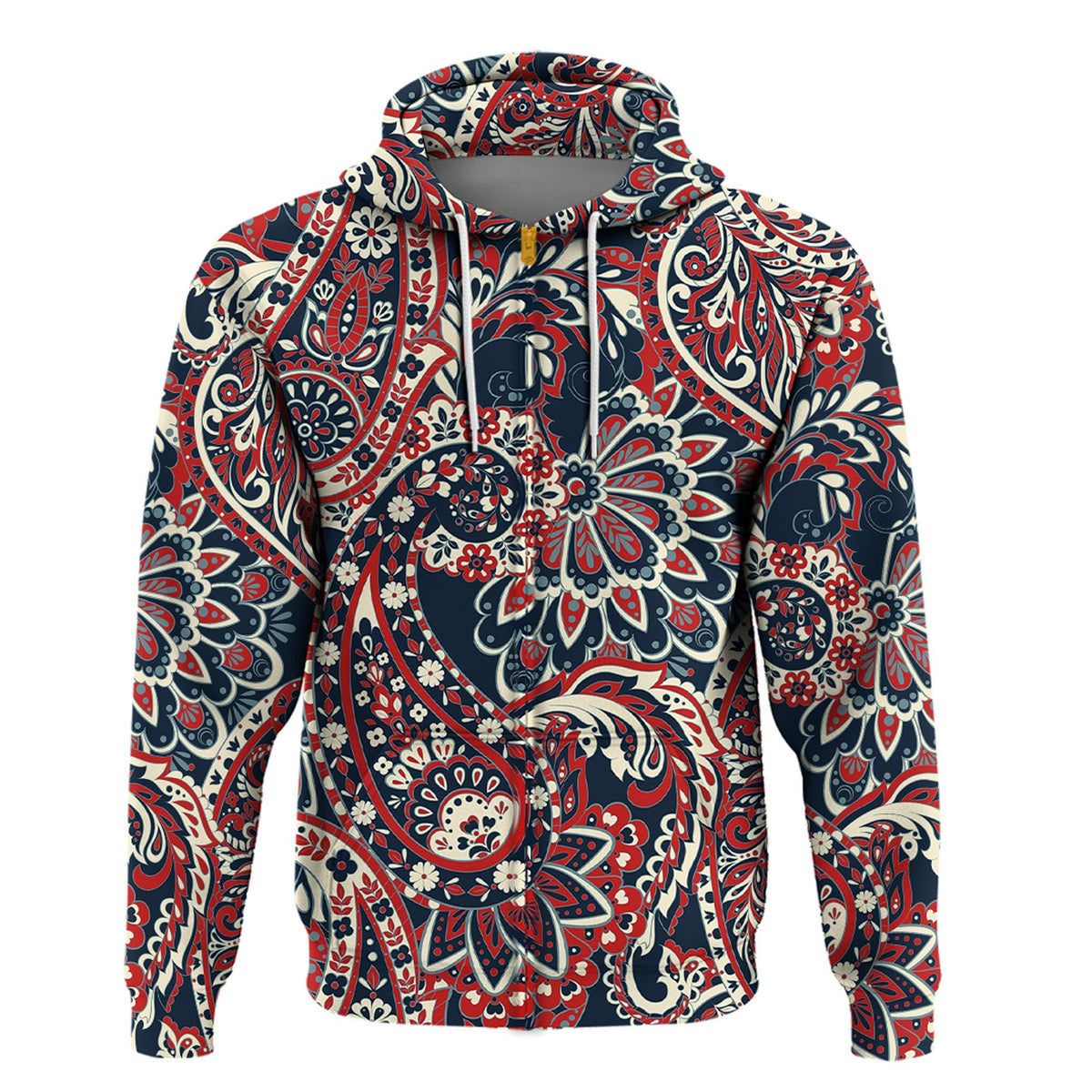 Paisley Bandana Hoodie Pattern Seamless Ver.175 RLT13 - Wonder Print Shop
