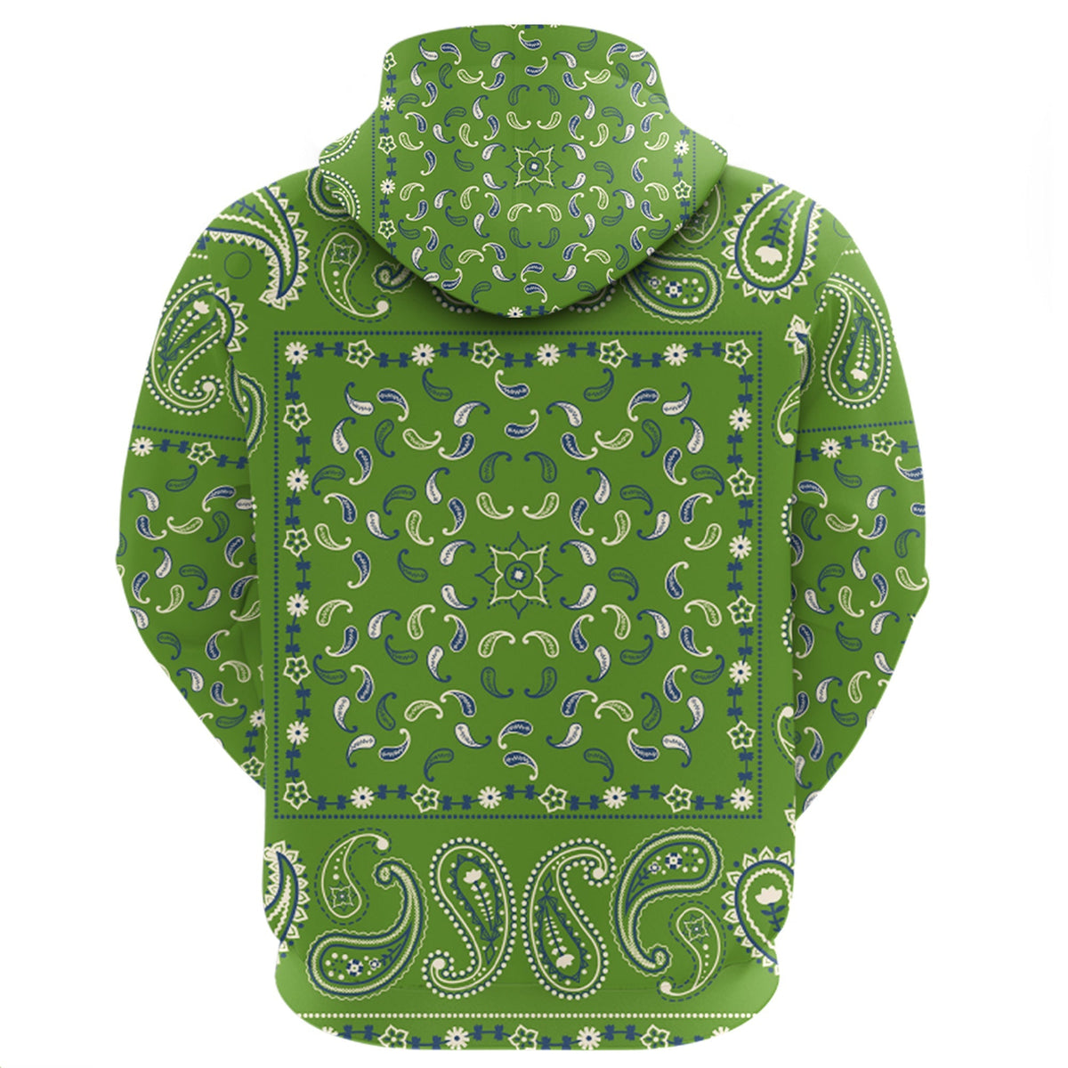 Paisley Bandana Hoodie Pattern Seamless Ver.188 RLT13 - Wonder Print Shop