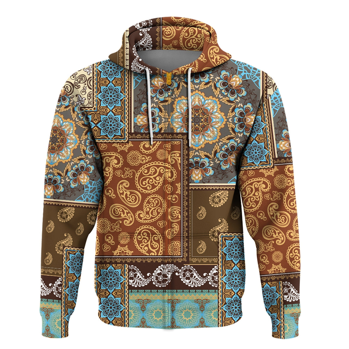 Paisley Bandana Hoodie Pattern Seamless Ver.187 RLT13 - Wonder Print Shop