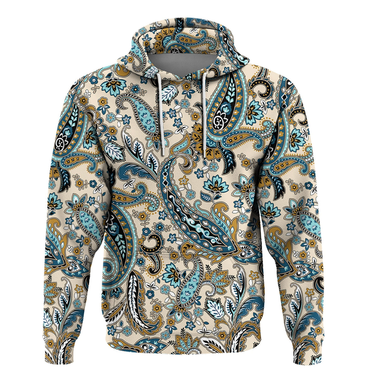 Paisley Bandana Hoodie Pattern Seamless Ver.163 RLT13 - Wonder Print Shop
