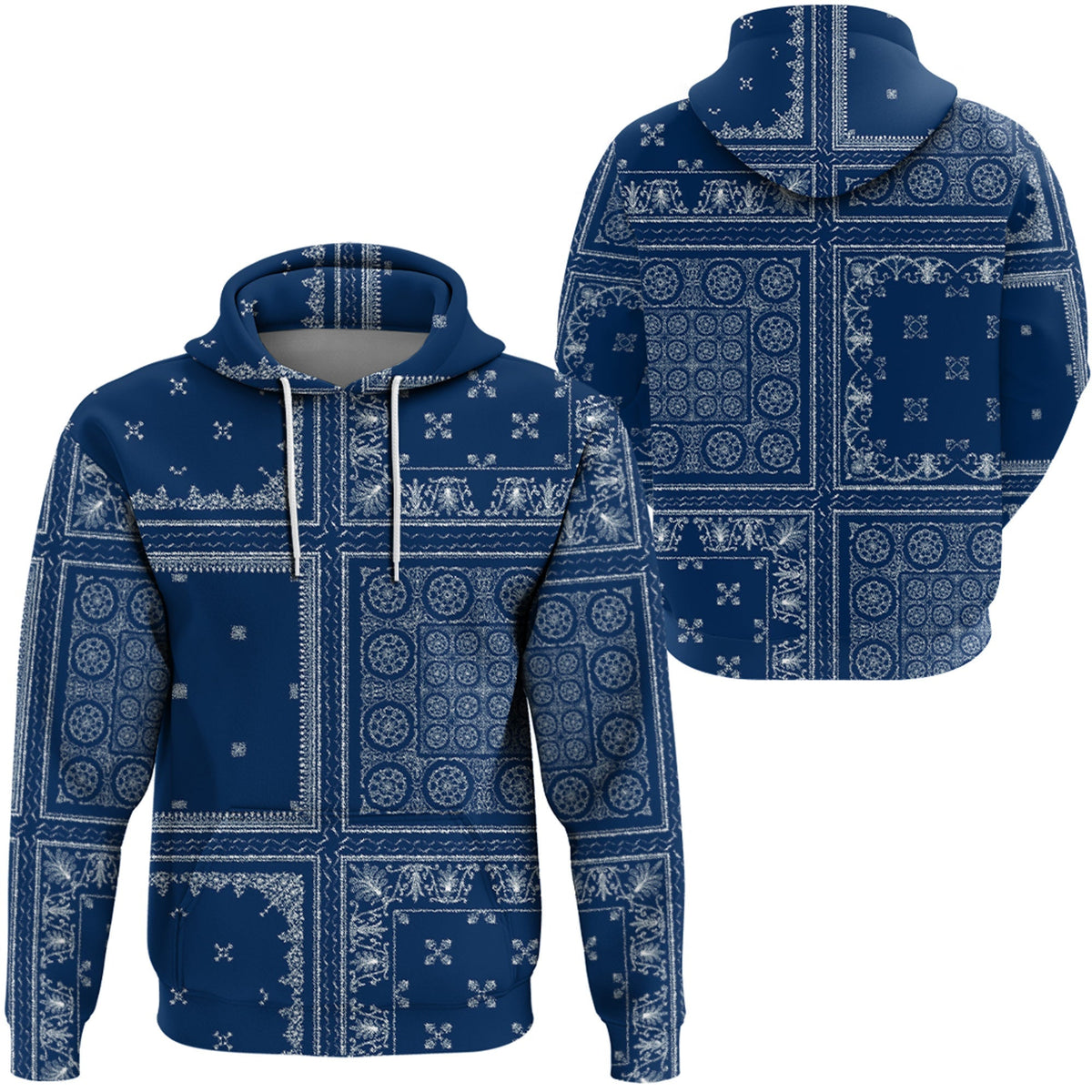 Paisley Bandana Hoodie Pattern Seamless Ver.165 RLT13 - Wonder Print Shop