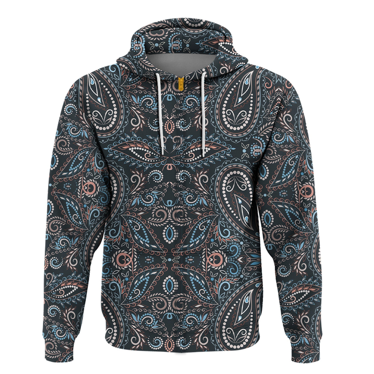 Paisley Bandana Hoodie Pattern Seamless Ver.174 RLT13 - Wonder Print Shop