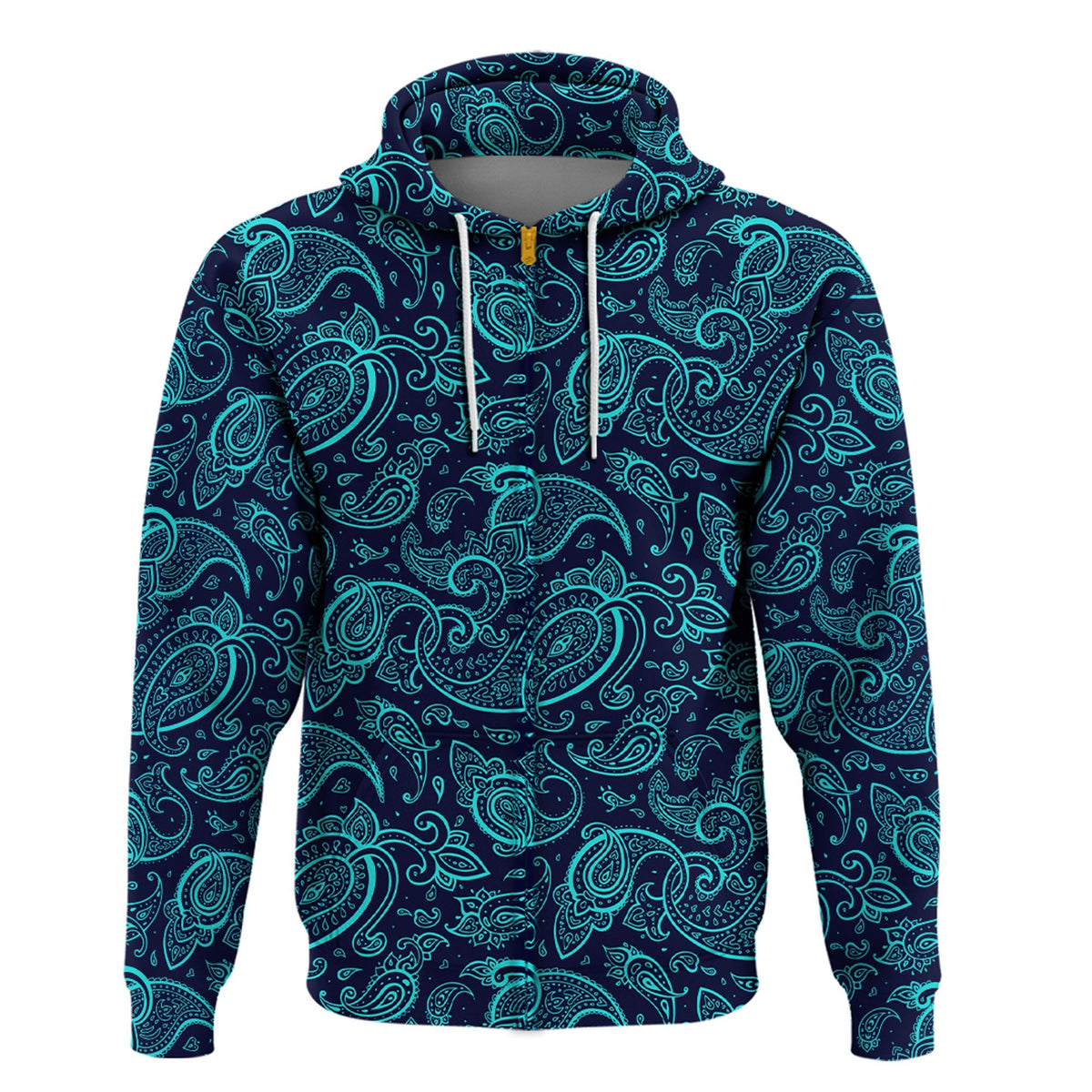 Paisley Bandana Hoodie Pattern Seamless Ver.176 RLT13 - Wonder Print Shop