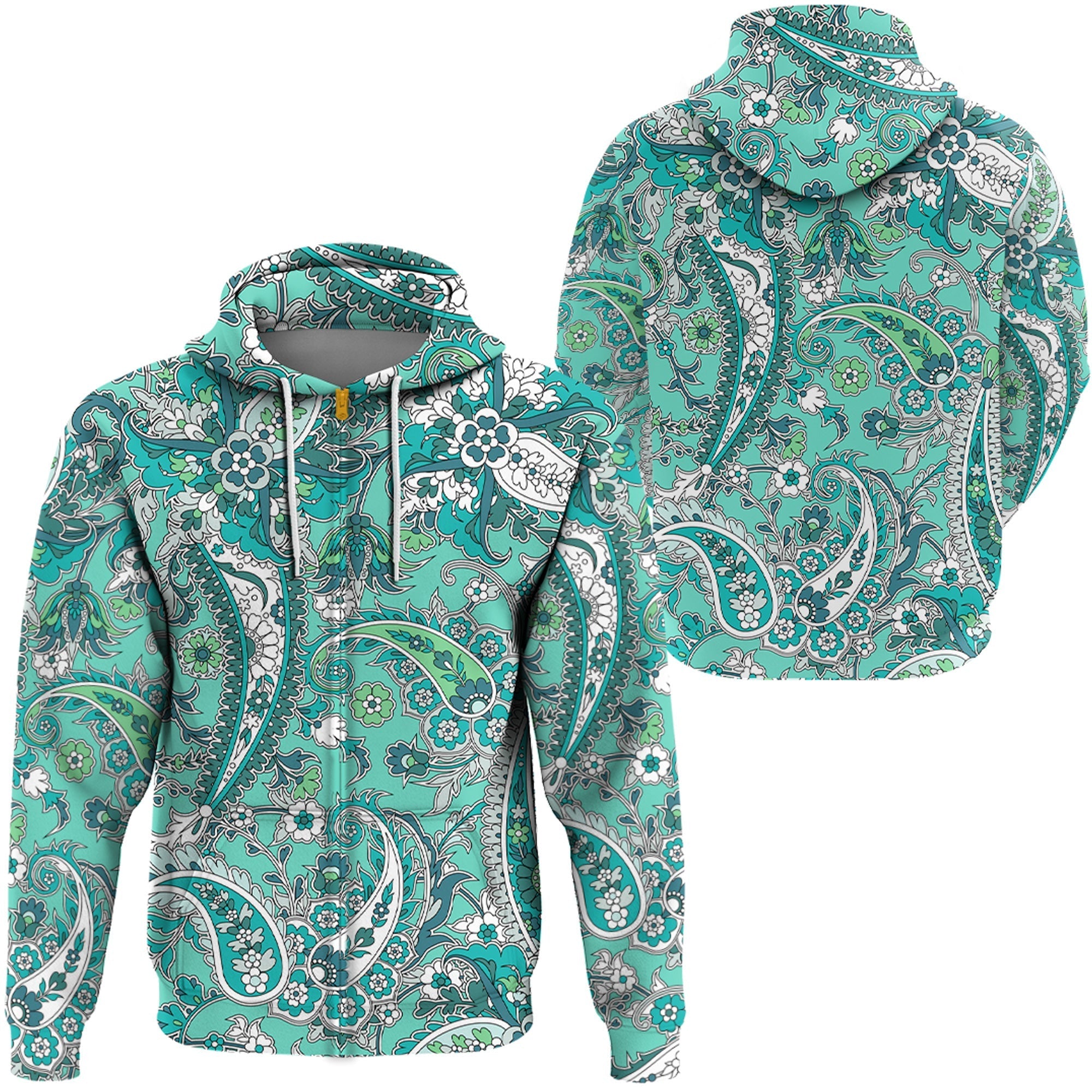 Paisley Bandana Hoodie Pattern Seamless Ver.173 RLT13 - Wonder Print Shop