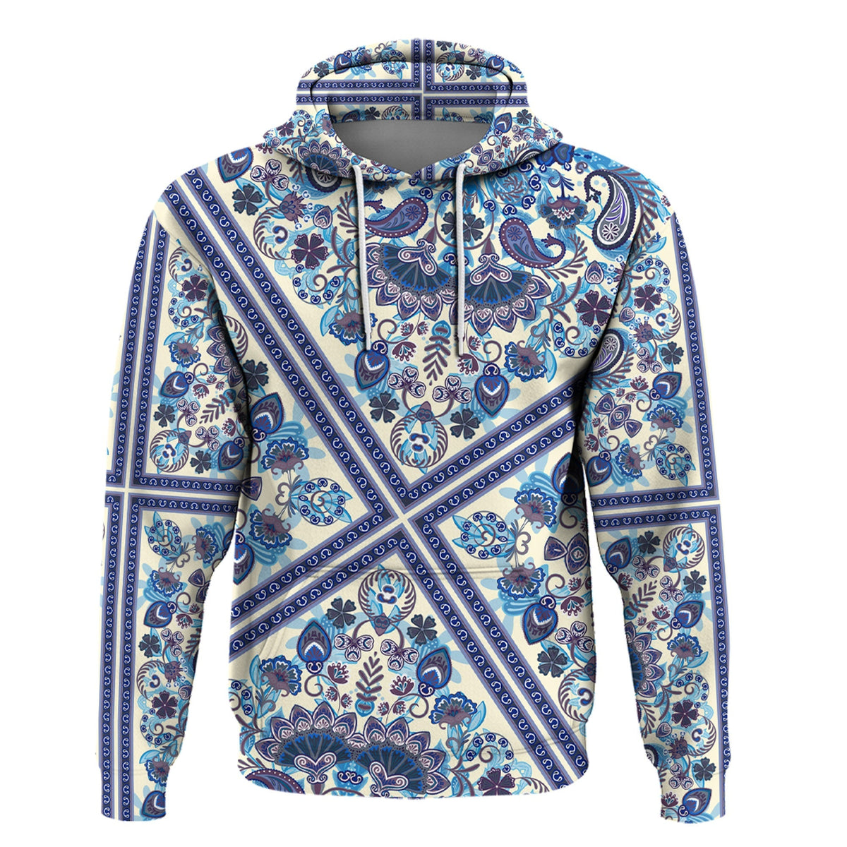 Paisley Bandana Hoodie Pattern Seamless Ver.153 RLT13 - Wonder Print Shop