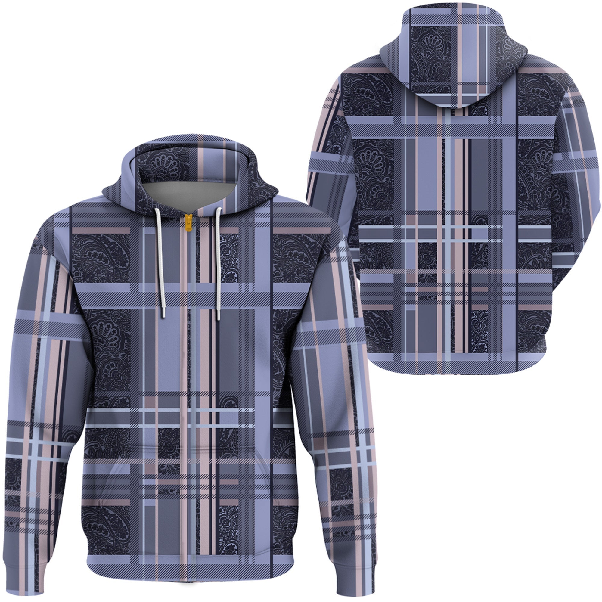 Paisley Bandana Hoodie Pattern Seamless Ver.197 RLT13 - Wonder Print Shop