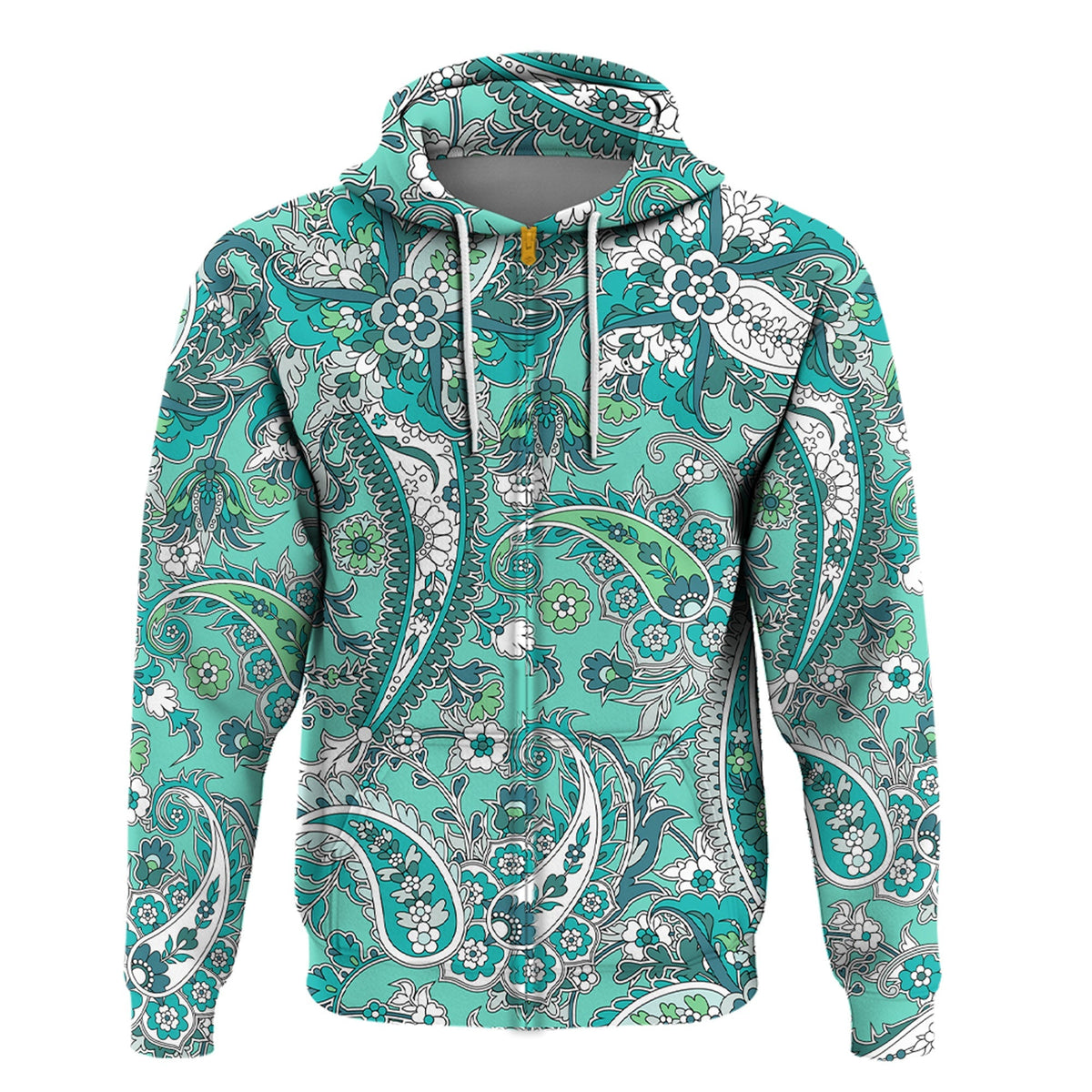 Paisley Bandana Hoodie Pattern Seamless Ver.173 RLT13 - Wonder Print Shop