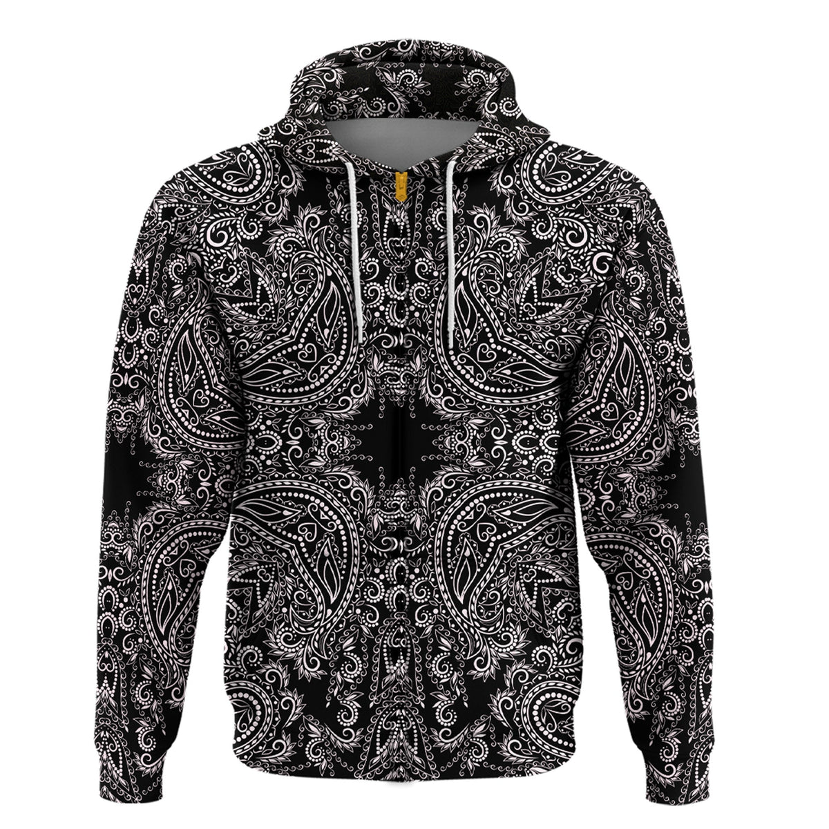 Paisley Bandana Hoodie Pattern Seamless Ver.164 RLT13 - Wonder Print Shop