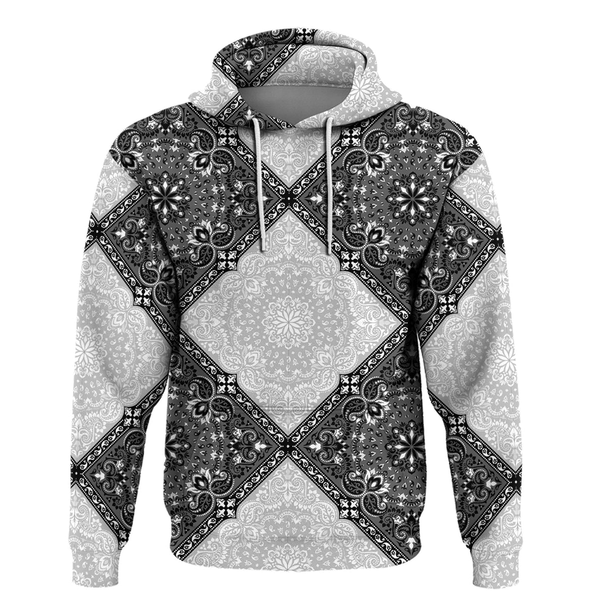 Paisley Bandana Hoodie Pattern Seamless Ver.168 RLT13 - Wonder Print Shop