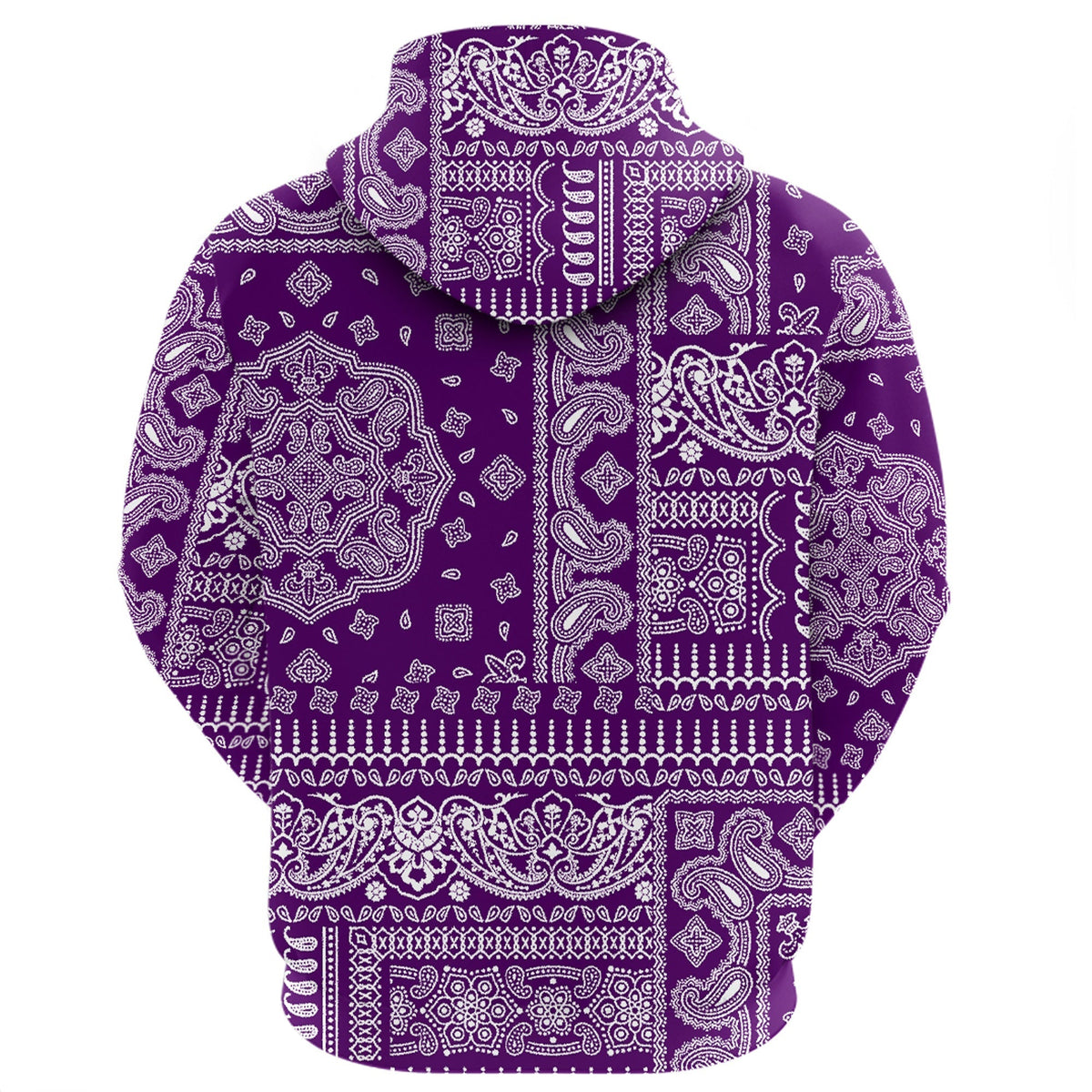Paisley Bandana Hoodie Pattern Seamless Ver.155 RLT13 - Wonder Print Shop