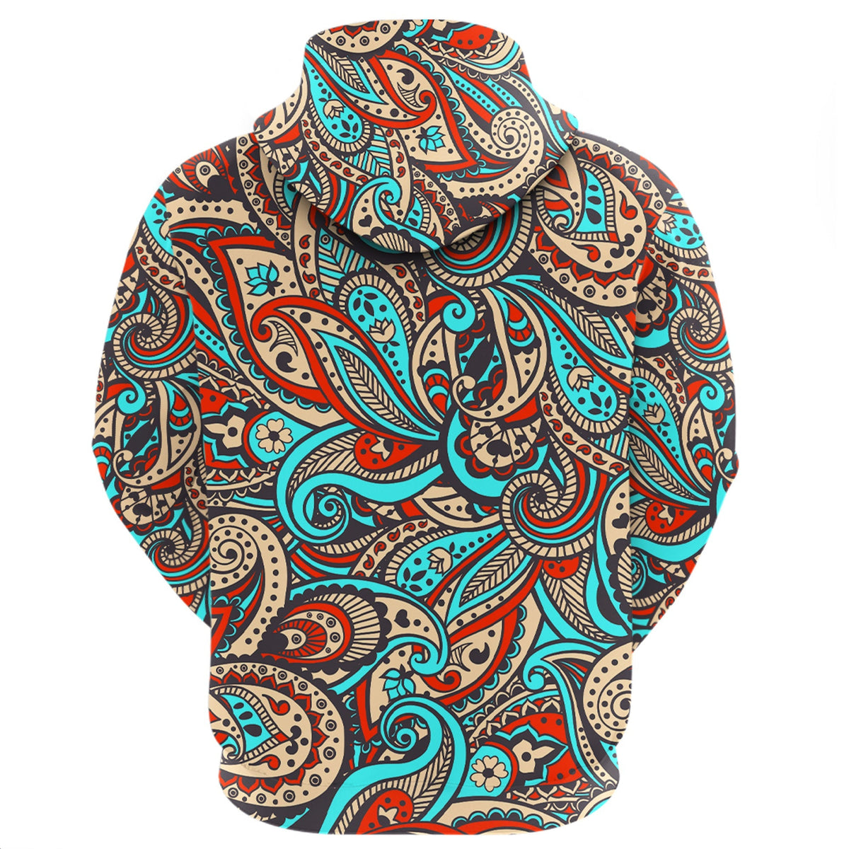 Paisley Bandana Hoodie Pattern Seamless Ver.172 RLT13 - Wonder Print Shop